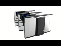 Aduana de desplazamiento de acero inoxidable del torniquete de la puerta de la barrera SUS304 con la alarma del zumbador