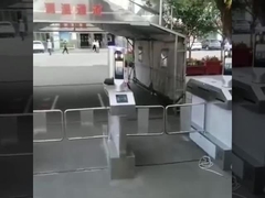 Puerta elegante accesible de la barrera del oscilación de la seguridad del vehículo AG-PX31122802 para al aire libre