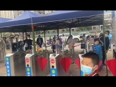 Torniquetes ópticos de la barrera de la barrera retractable de la aleta de la puerta de la barrera de la aleta