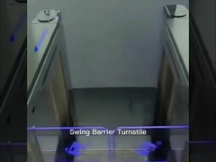 Puertas electrónicas del torniquete de Sunproof, torniquete de gama alta de la puerta de la barrera del oscilación para la entrada