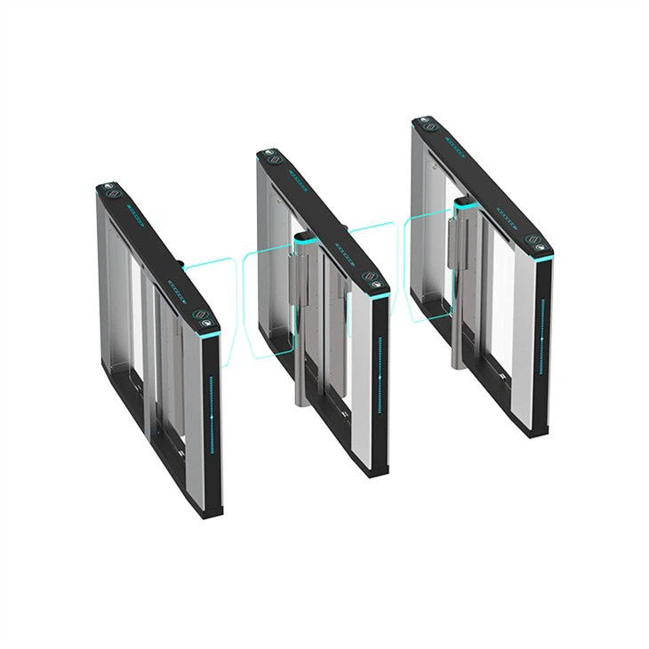 Control de acceso biométrico del torniquete de la puerta de velocidad de la oficina los 40-60p/m con el motor impulsor servo